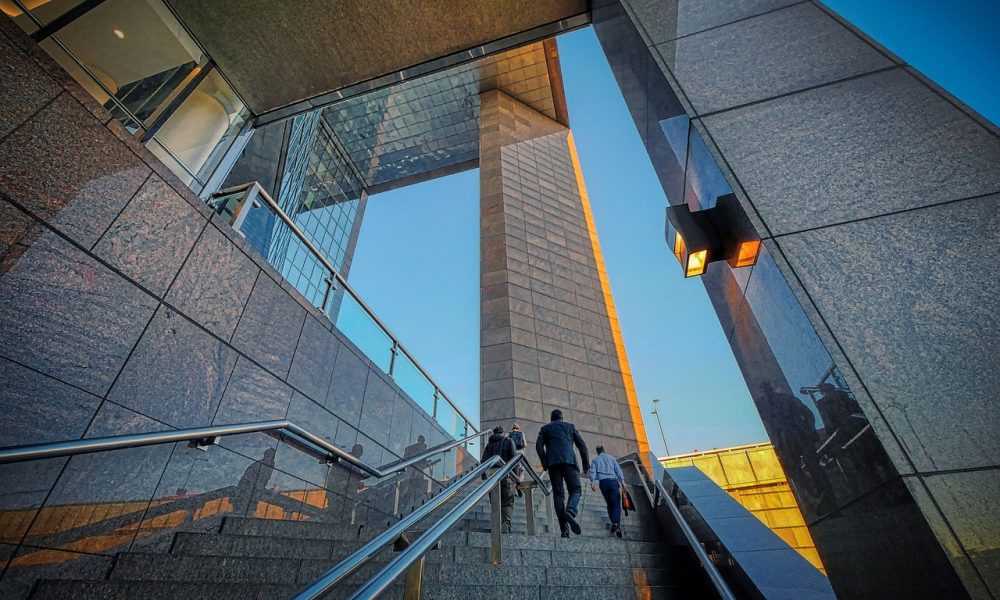 stairs, building, businessmen, climbing up, business, career, success, progress, career ladder, development, company, elegant, high rise building, skyscraper, architecture, business, business, business, business, career, career, career, career, success, success, success, success, success, development, company, company, company, company
