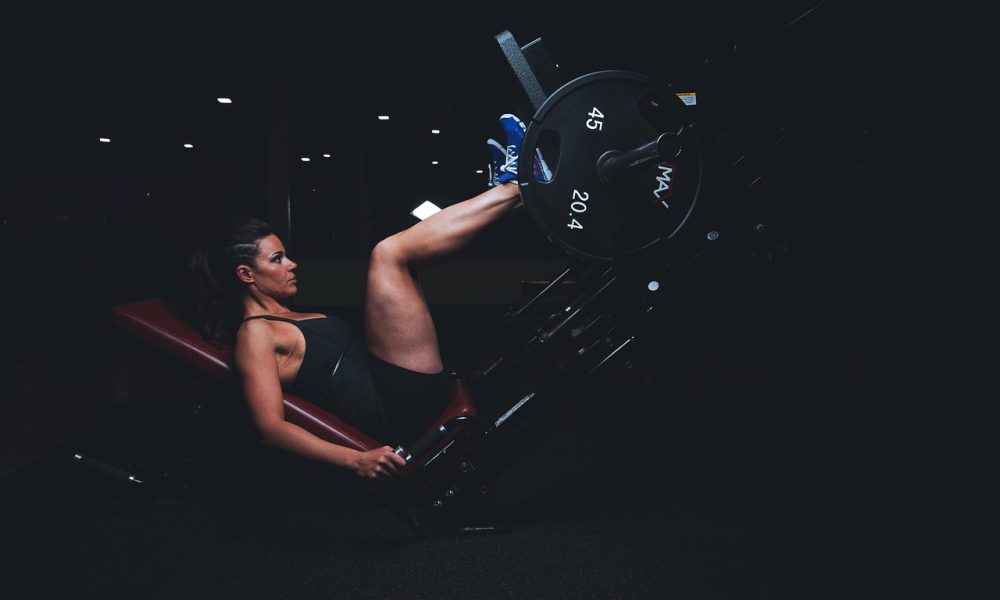 adult, gym, athlete, dark, energy, exercise, exercise equipment, female, fit, fitness, girl, healthy, legs, muscles, plates, strength, strong, sweat, training, woman, workout, workout gear, push, blue fitness, blue gym, blue exercise, blue training, blue healthy, blue energy, blue dark, blue workout, gym, gym, gym, gym, gym, fitness